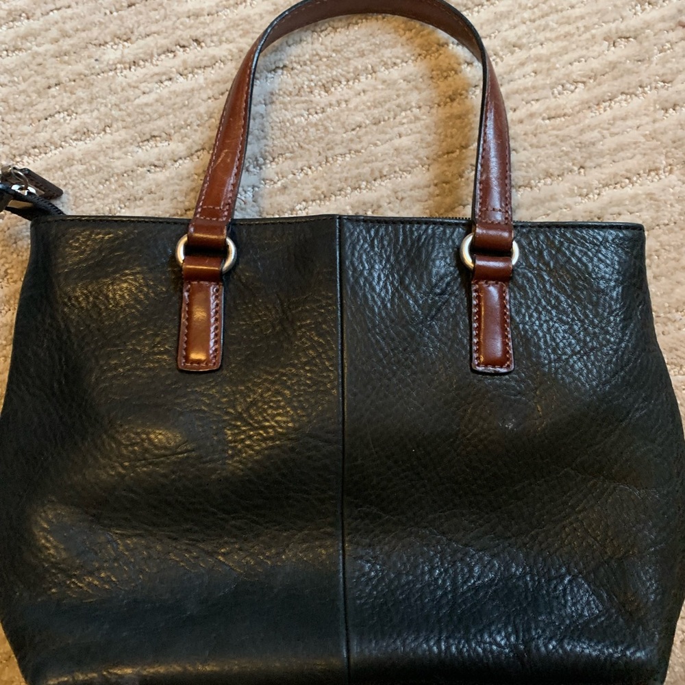 Fossil black handbag purse - Picture 6 of 9
